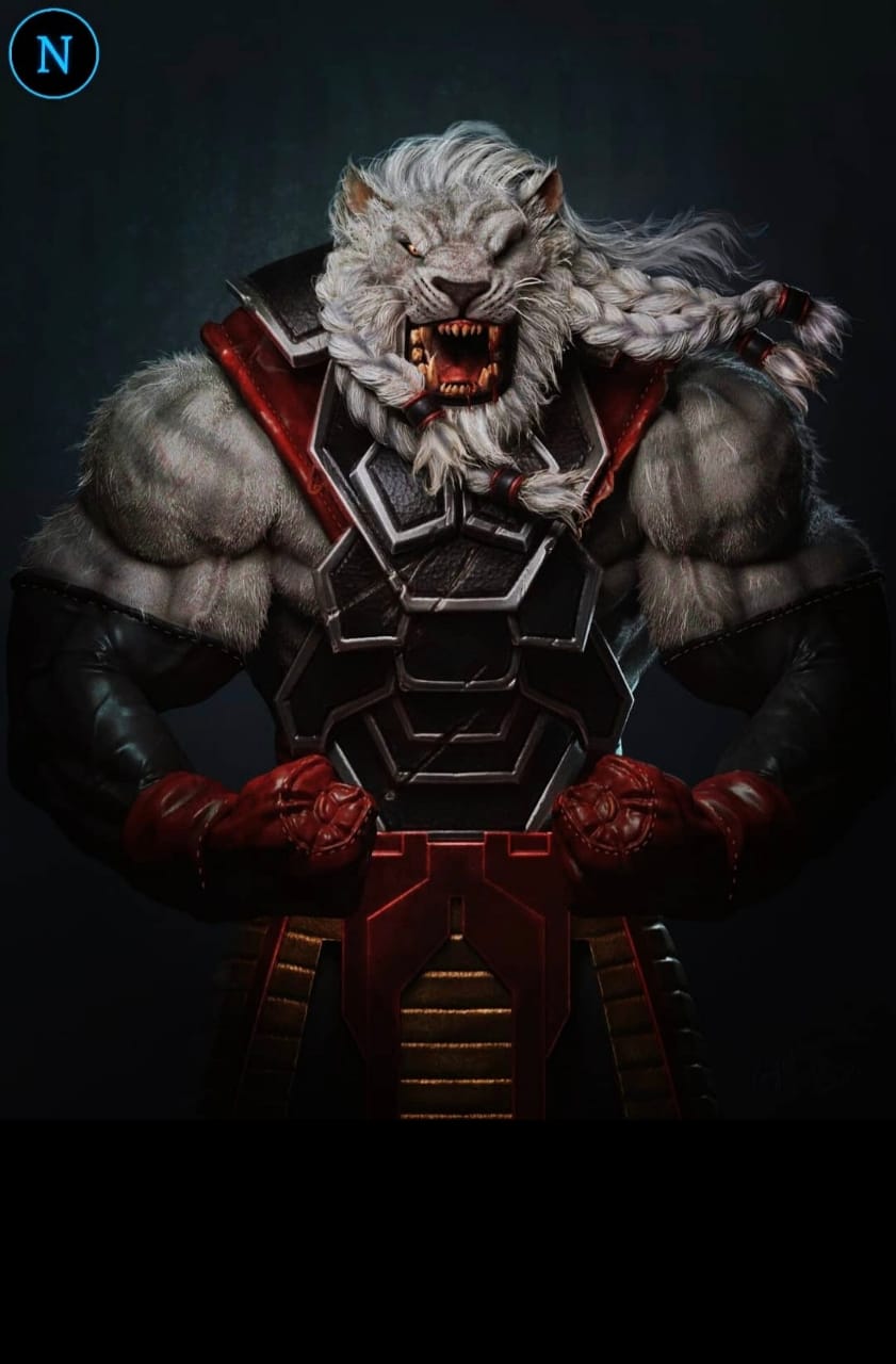 BATTLE BEAST( INVENCÍVEL) arte criada pelo Gurjeet Singh.